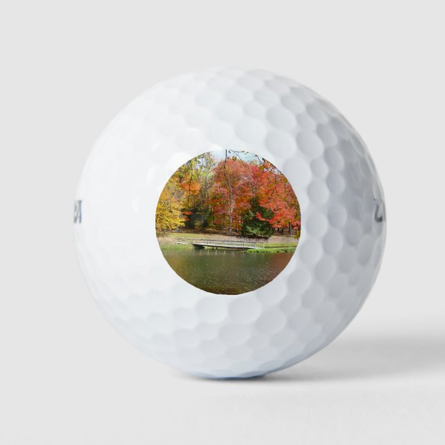 Balles De Golf Sept sources Pont d'automne III Paysage d'automne (Devant)