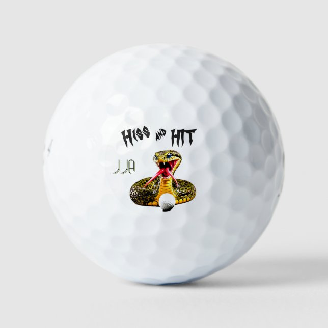 Balles De Golf Serpent qui siffle - Cadeau pour golfeur  (Devant)