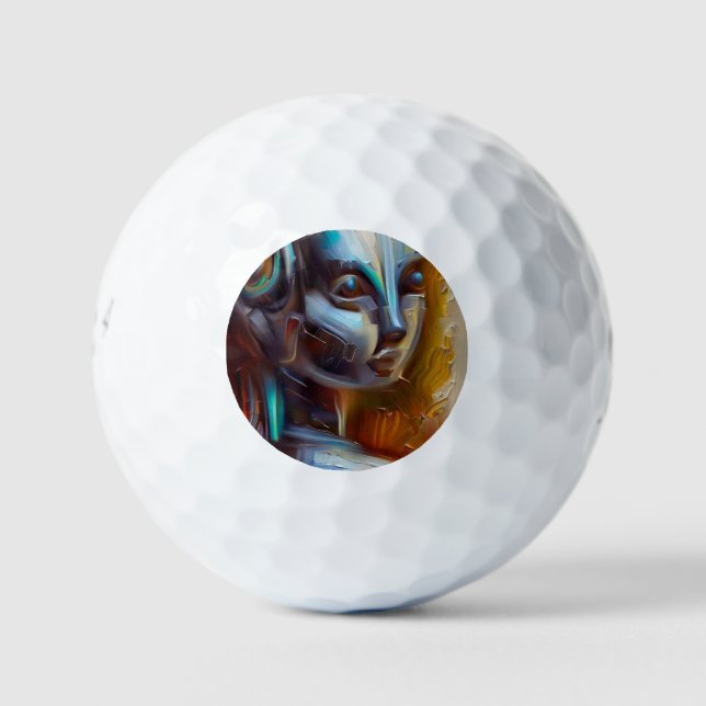 Balles De Golf SF - Héros de l'intelligence artificielle (3) (Devant)