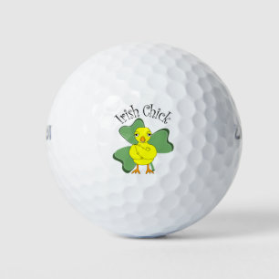 Balles De Golf Shamrock de texte irlandais