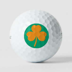 Balles De Golf Shamrock irlandais