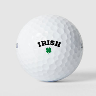Balles De Golf Shamrock irlandais St Patrick's