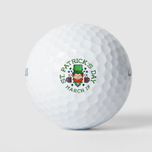 Balles De Golf shamrock leprechaun