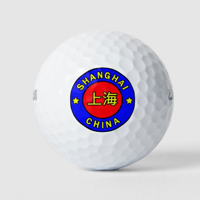 Balles De Golf Shanghai Chine (Devant)