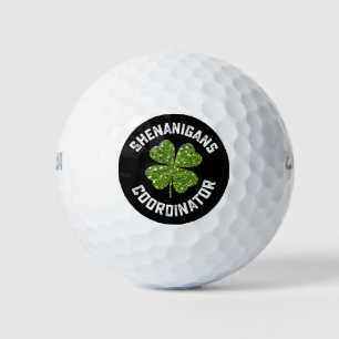 Balles De Golf Shenanigans Coordonnateur Funny St Patrick's Day