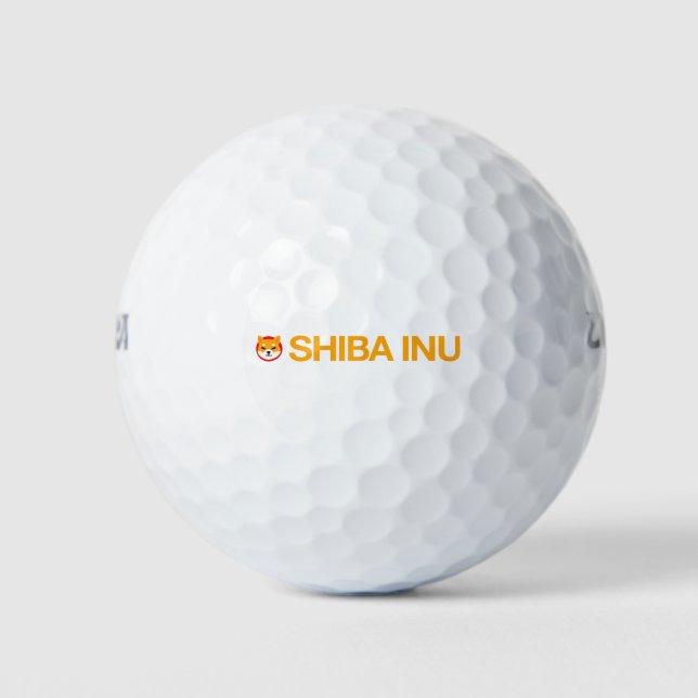 Balles De Golf Shiba Inu Full Logo Golf Balls (Devant)