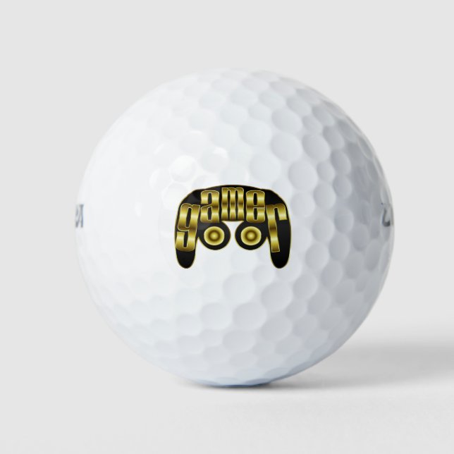 Balles De Golf shirt-GAMER-02a (Devant)