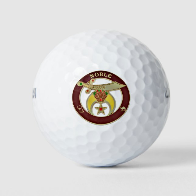 Balles De Golf Shriner (Devant)