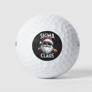 Balles De Golf Sigma Claus Funny Gen Alpha collège Christma