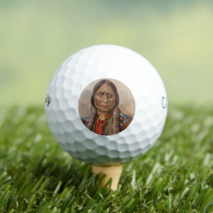 Balles De Golf Signaux de fumée : Lakota Indian Chief Sitting Bul