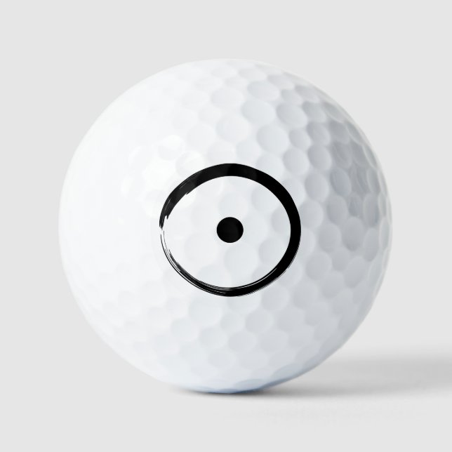 Balles De Golf Signe astrologique - Bouddhisme Zen Circle 1 (Recto)