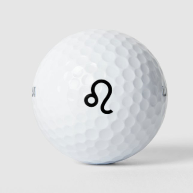 Balles De Golf Signe du zodiaque Lion Standard par Kenneth Yoncic (Devant)