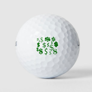 Balles De Golf Signes dollar