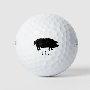 Balles De Golf Silhouette de porc Mangalitsa