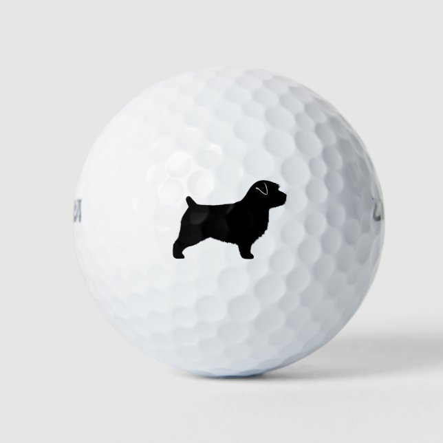 Balles De Golf Silhouette de Terrier (Devant)