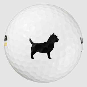 Balles De Golf Silhouette de Terrier Cairn