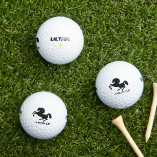 Balles De Golf Silhouette du cheval d'élevage