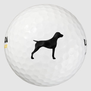 Balles De Golf Silhouette pointeur à pois courts allemand