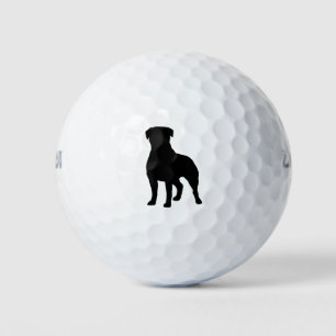 Balles De Golf Silhouette Rottweiler