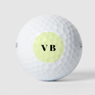 Balles De Golf simple couleur pastel personnalisée minimale solid