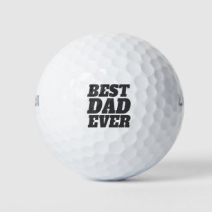 Balles De Golf Simple meilleure Fête des pères papa jamais Boul