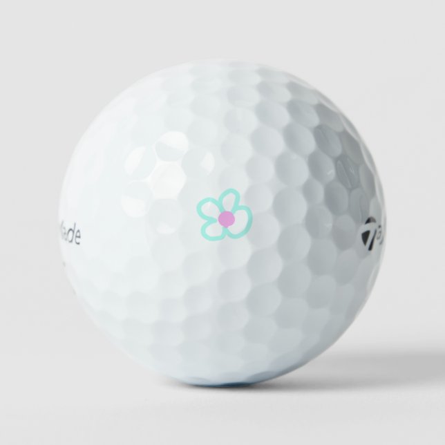 Balles De Golf simple minimal ajoutez votre nom MONOGRAMME GARÇON (Recto)