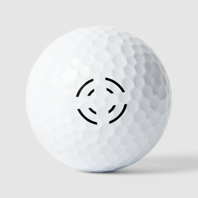Balles De Golf simple minimum ajouter votre nom MONOGRAM GROOMSME (Recto)
