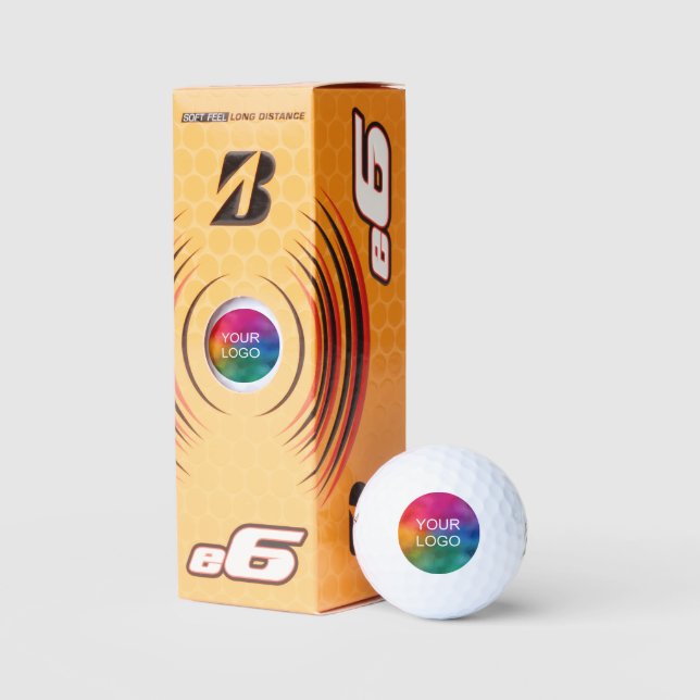 Balles De Golf Simple Template Custom Logo Bridgestone e6 (Emballage)