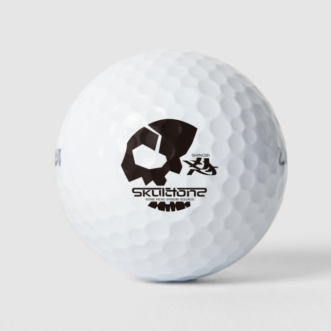 Balles De Golf SKULETONS SHINOBI No3 (Devant)