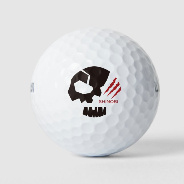 Balles De Golf SKULETONS SHINOBI No4 (Devant)
