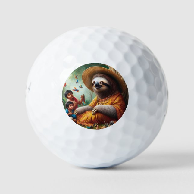 Balles De Golf Sloth Grand-mère (Devant)