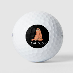 Balles De Golf Sloth Live Lent