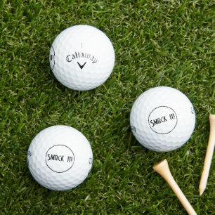 Balles De Golf Smack It Funny Golf Balls
