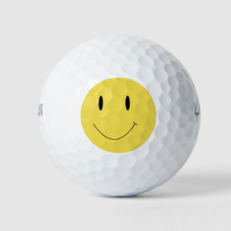 Balles De Golf Smile Yellow Happy Face 004
