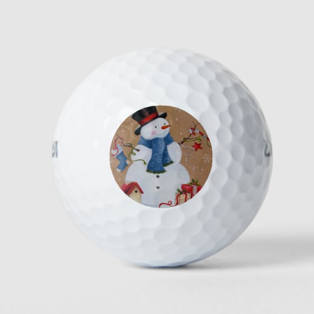 Balles De Golf Snowman (Devant)