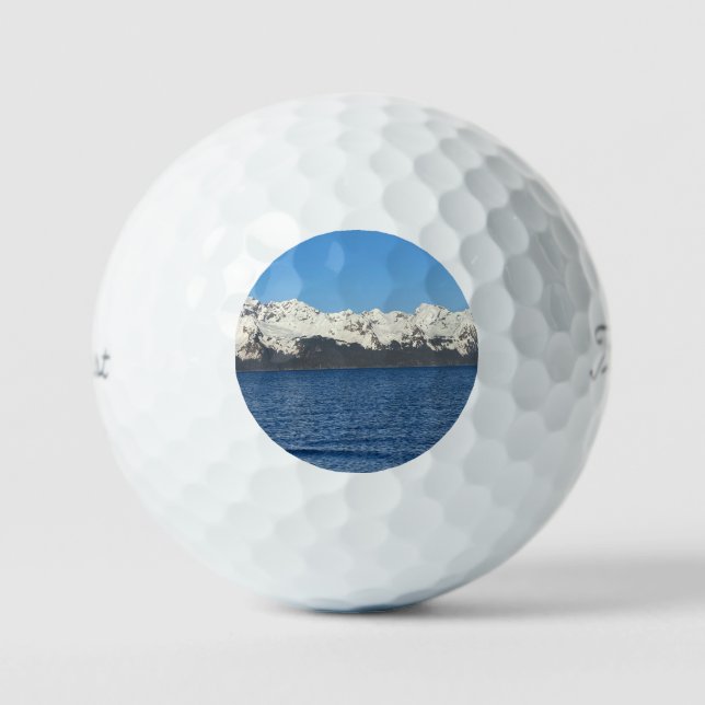 Balles De Golf Snowy Mountain Golf Ball (Recto)