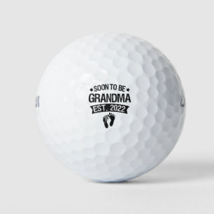 Balles De Golf Soon To Be Grandma 2022 Funny New Born Baby Gift