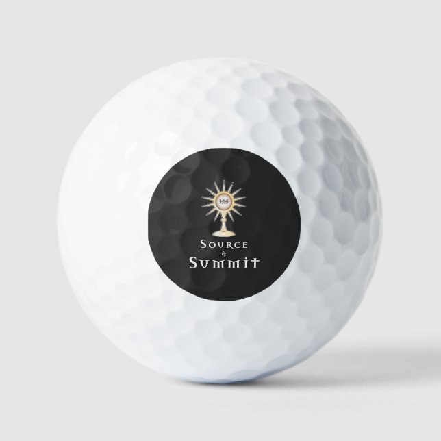 Balles De Golf Source et Sommet : Sainte Eucharistie  (Recto)