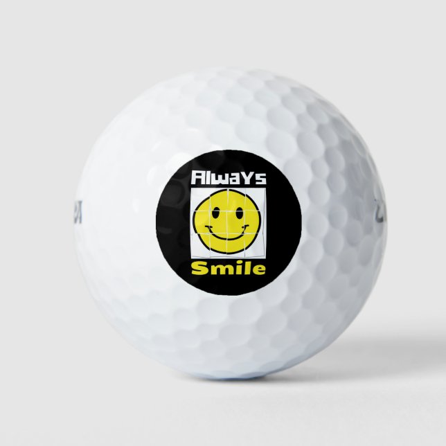 Balles De Golf sourire émoji (Devant)