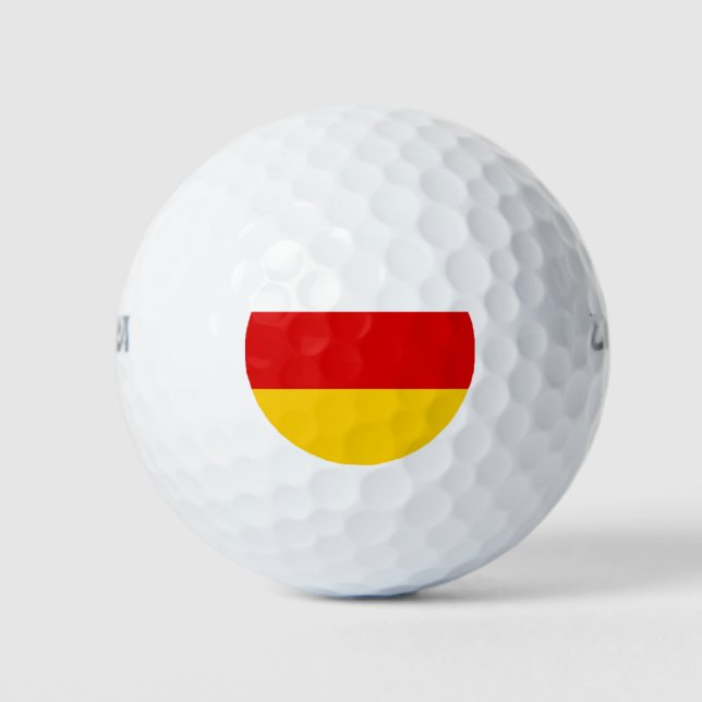 Balles De Golf South Ossetia Flag (Devant)