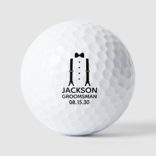 Balles De Golf Soutien-gorge de garçon d'honneur avec nœud papill