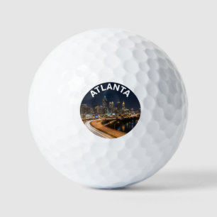 Balles De Golf Souvenir de la ligne d'horizon d'Atlanta Géorgie,