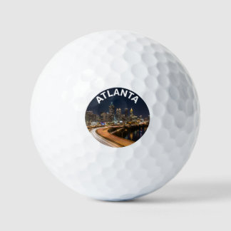 Balles De Golf Souvenir de la ligne d'horizon d'Atlanta Géorgie, 