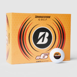 Balles De Golf Speed Orange Logo Golf Ball