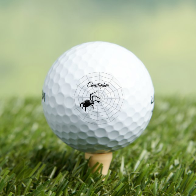 Balles De Golf Spiders Web Design (T-shirt Insitu)