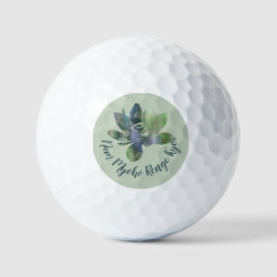 Balles De Golf Spirit Cercle Vert Lotus Fleur Nam Myoho Renge