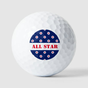 Balles De Golf Sports All Star Golf Rouge Blanc Bleu Patriotique