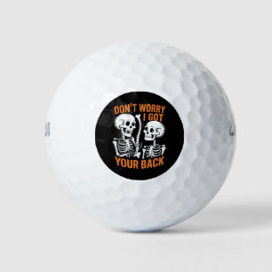 Balles De Golf Squelette Ne t'inquiète pas, j'ai ton dos Hallowee