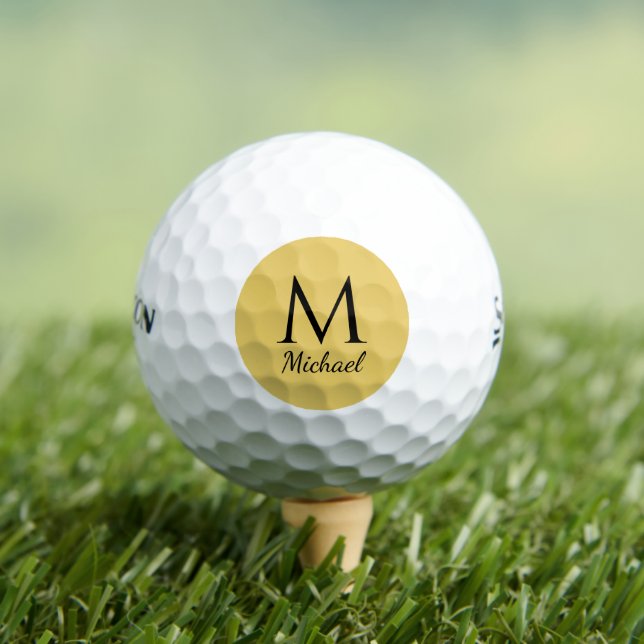 Balles De Golf Srixon Soft Feel 13 Monogramme Initial Nom de Scri (T-shirt Insitu)