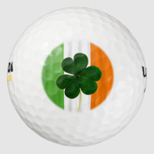 Balles De Golf St Patrick Irlande Shamrock Clover Drapeau irlanda